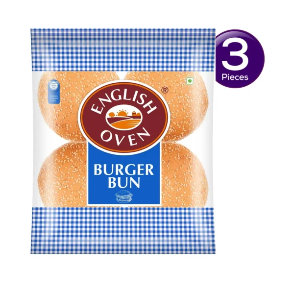 English Oven Burger Bun (200g) – Soft, Fluffy & Perfect for Burgers